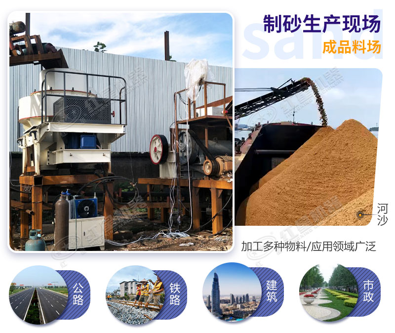 制砂生產(chǎn)線成品質(zhì)量高、效益高