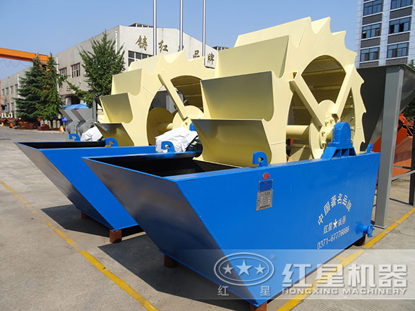 單葉輪式洗砂機(jī)，占地小，處理量小
